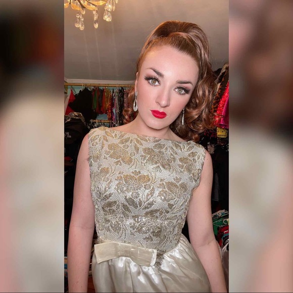 True Vintage 1950s/1960s Cocktail Dress - Picture 7 of 8